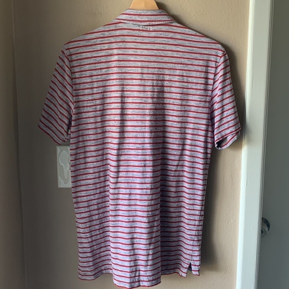 CAPE JUBY Striped Short Sleeve Polo Shirt - Picture 7 of 7